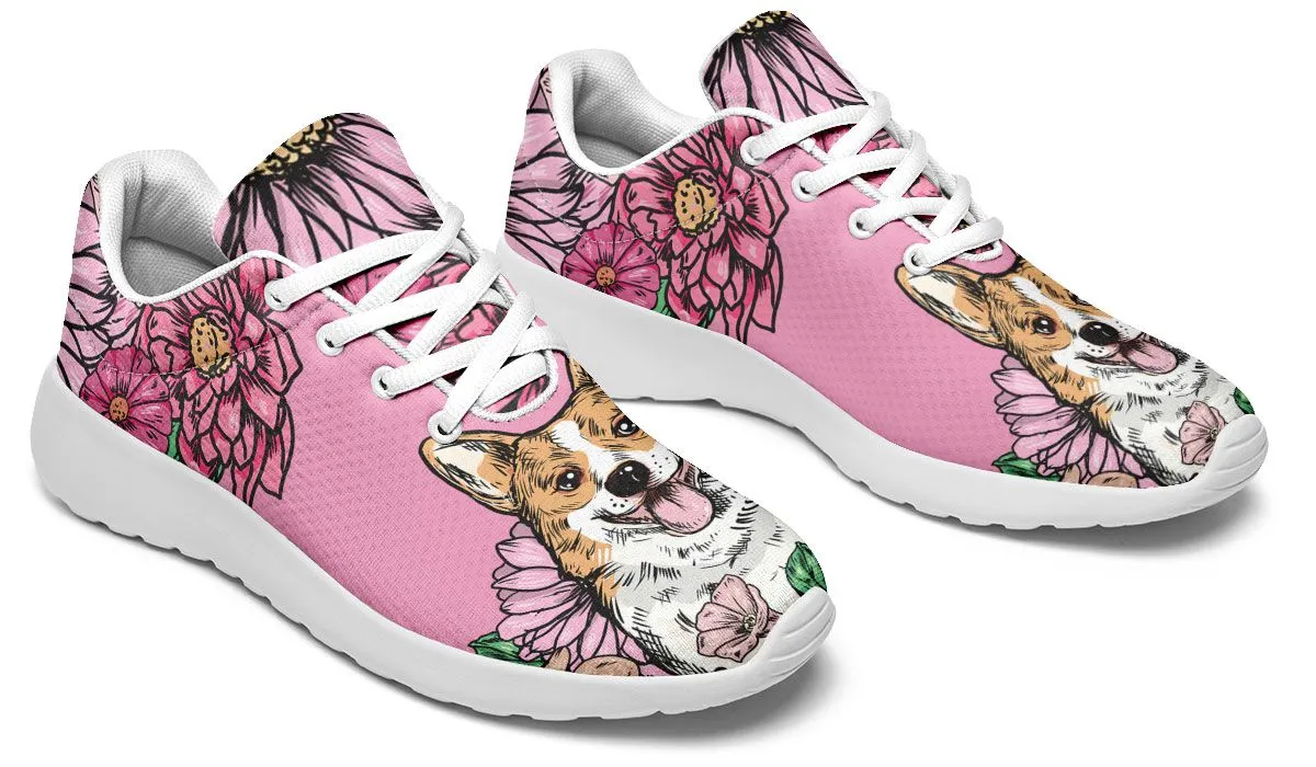 Illustrated Corgi Sneakers