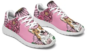 Illustrated Corgi Sneakers