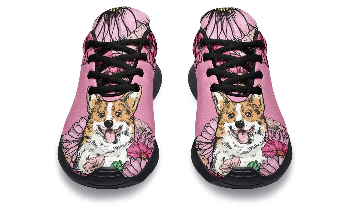 Illustrated Corgi Sneakers