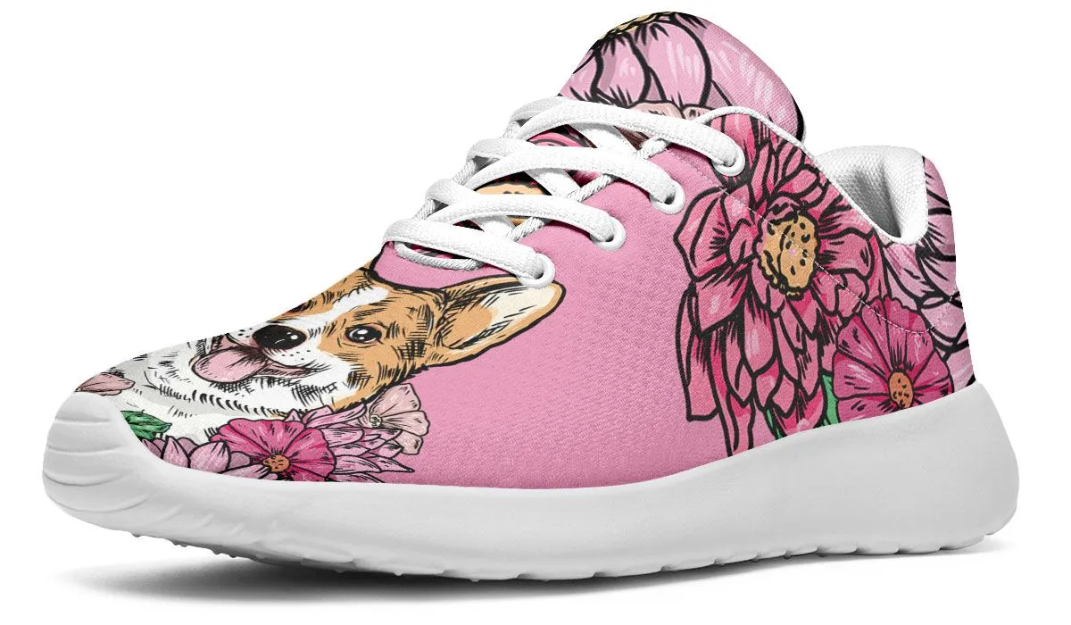 Illustrated Corgi Sneakers