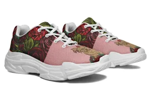 Illustrated Yorkie Terrier Chunky Sneakers