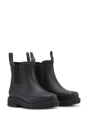 Ilse Jacobsen T Black Short Rubber Wellington Boots RUB30C 001 Black