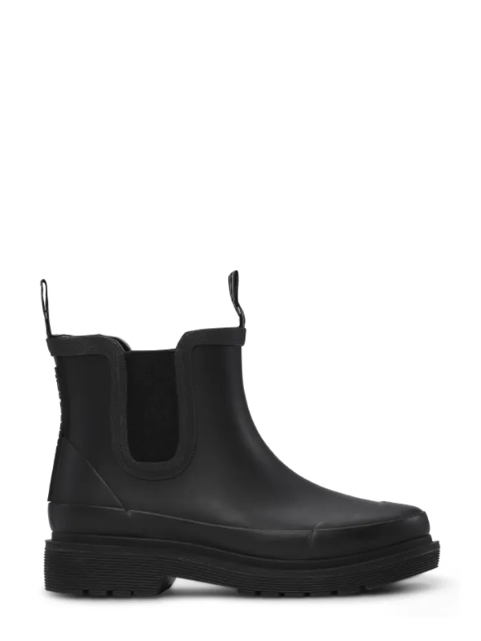 Ilse Jacobsen T Black Short Rubber Wellington Boots RUB30C 001 Black