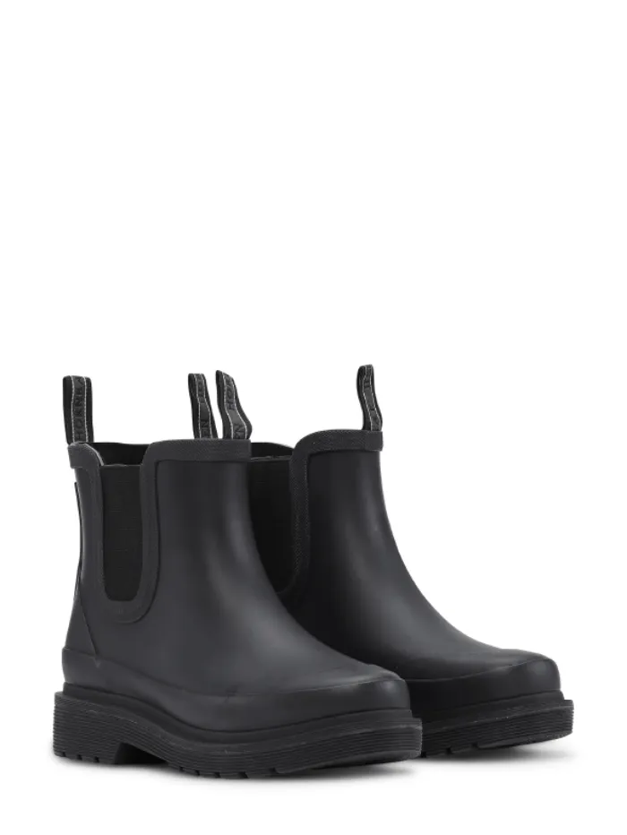 Ilse Jacobsen T Black Short Rubber Wellington Boots RUB30C 001 Black