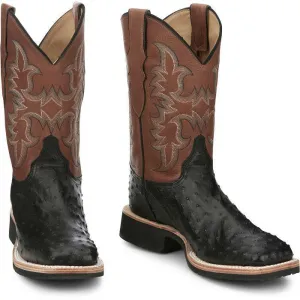 Justin Men's 11" Cowboy Boots "Drover" Onyx