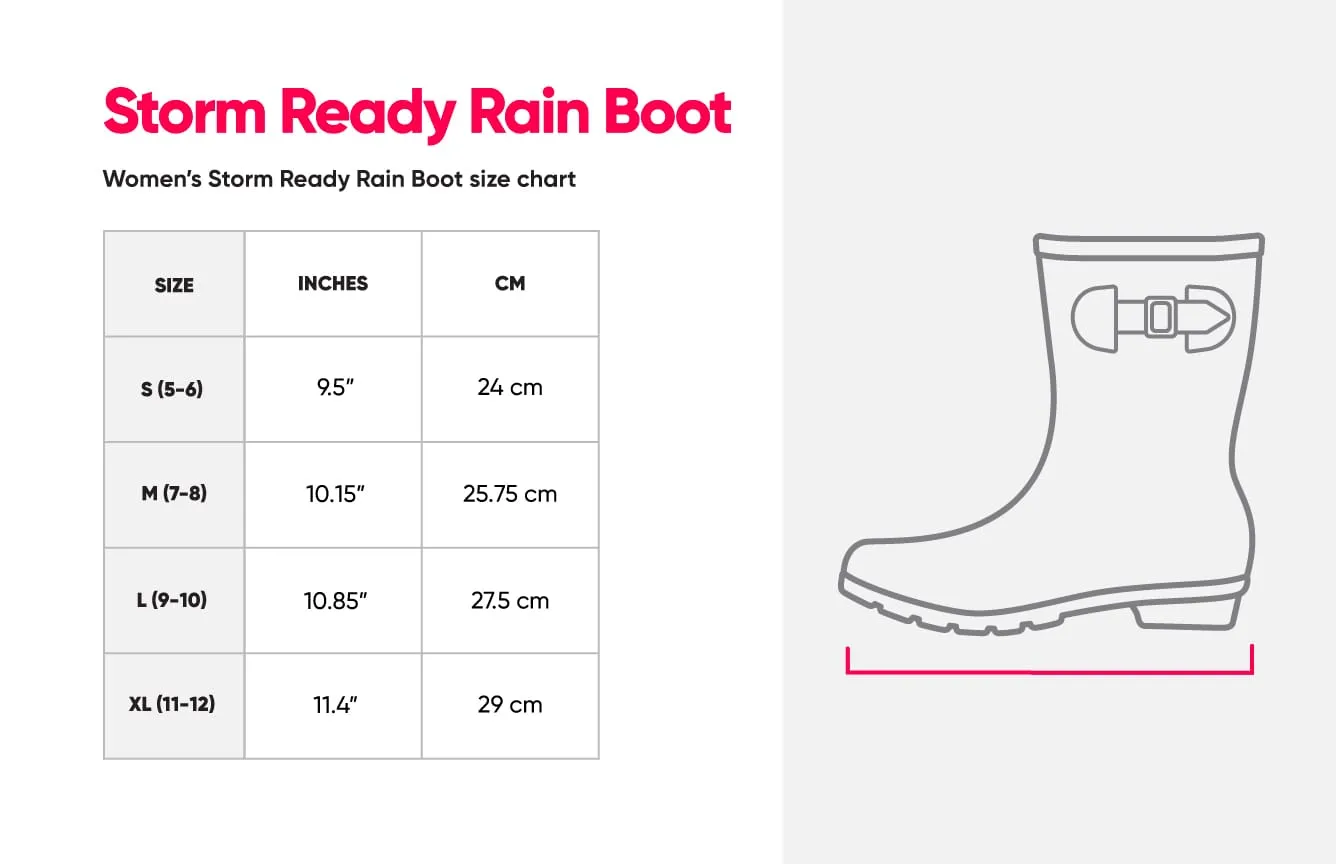 Kansas City Chiefs NFL Womens Storm Ready Rain Boots