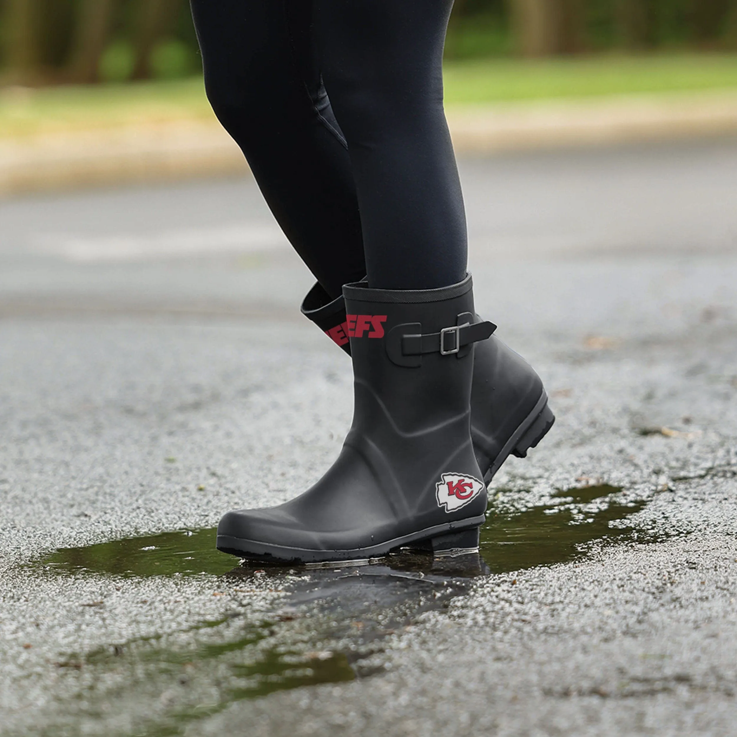 Kansas City Chiefs NFL Womens Storm Ready Rain Boots