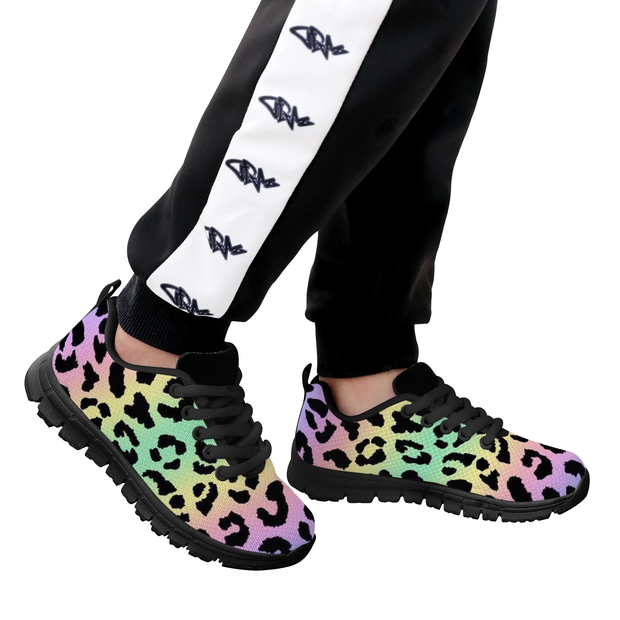 Kids Sneakers - Pink/Green
