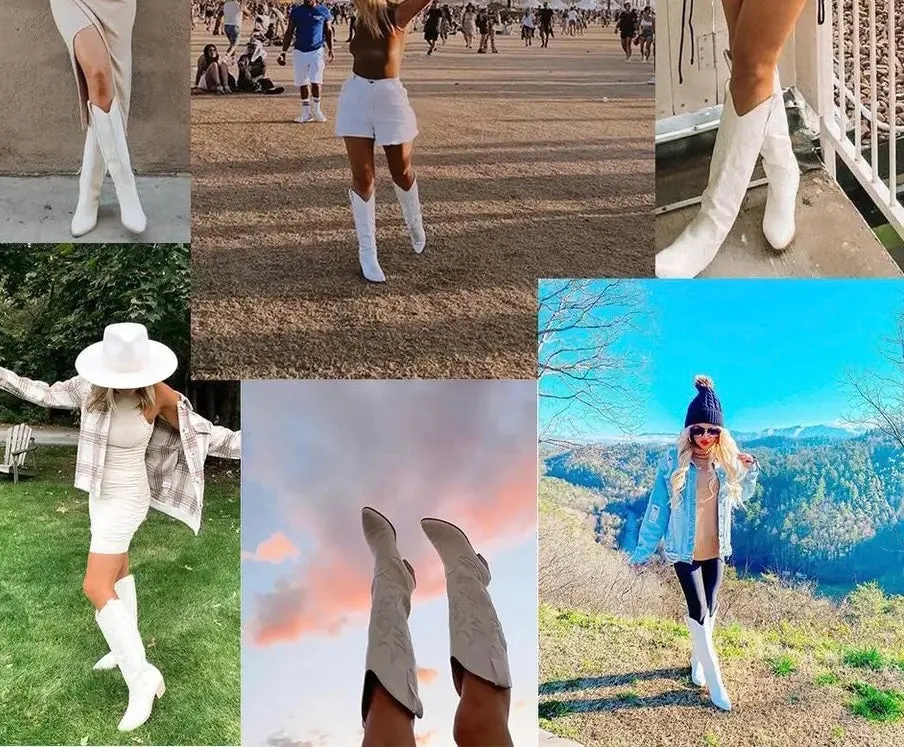 Knee High Cowgirl Boots