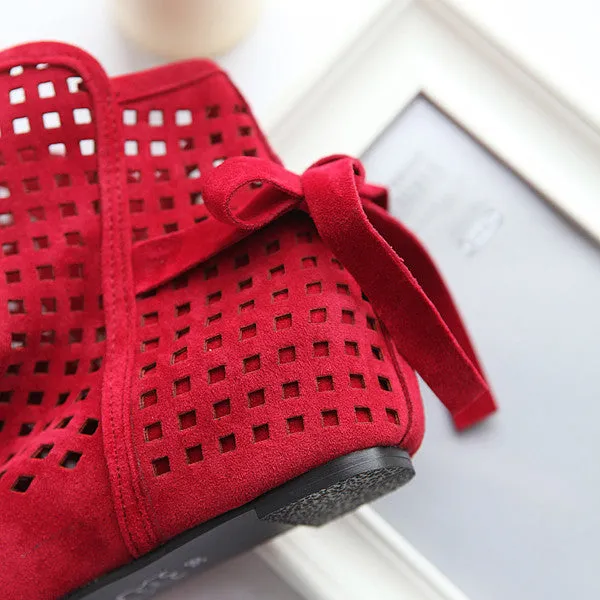 Korean Mesh Increased High Sandals Shoes