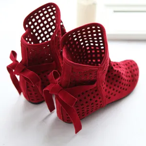 Korean Mesh Increased High Sandals Shoes
