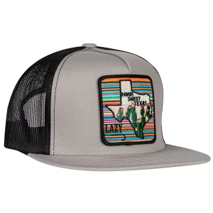 Lazy J Ranch Silver & Grey Home Sweet Texas Cap