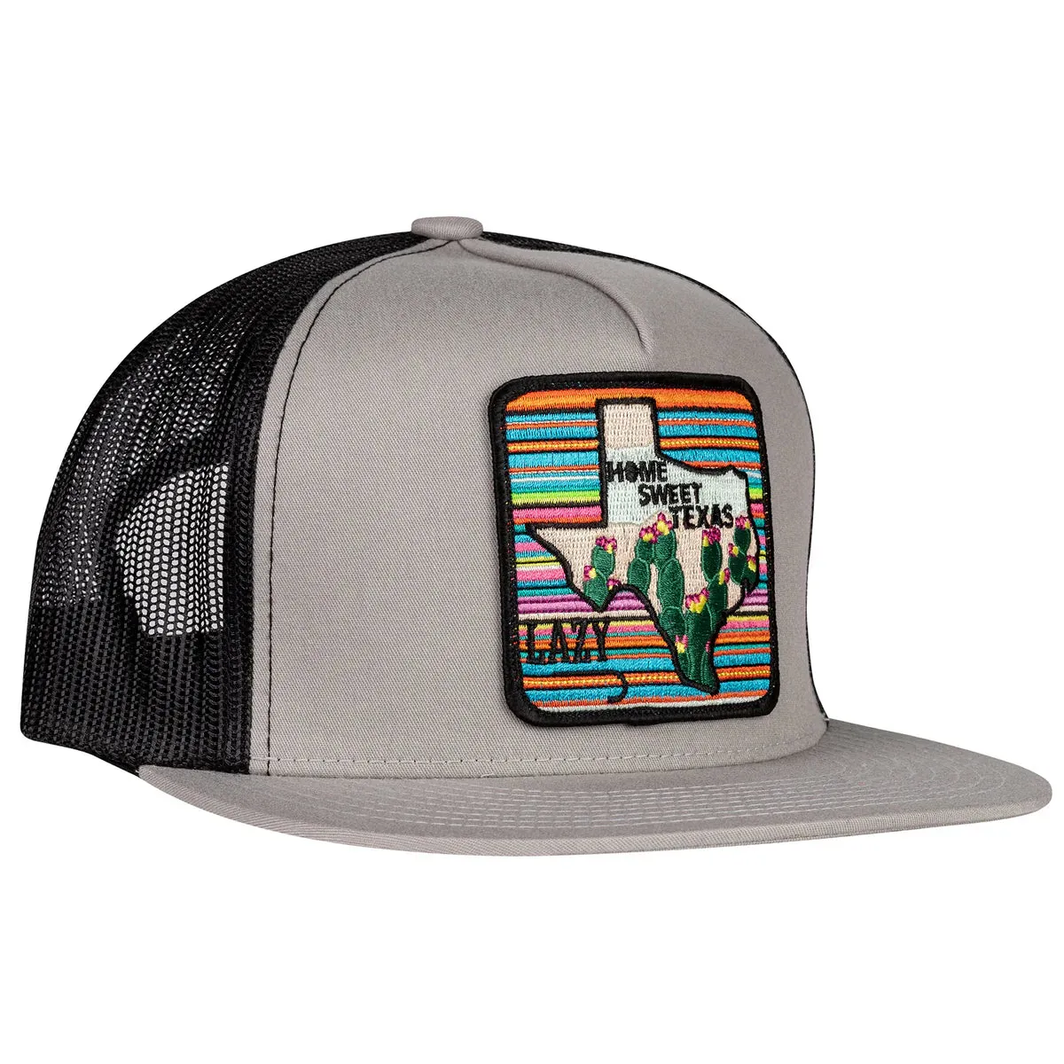 Lazy J Ranch Silver & Grey Home Sweet Texas Cap