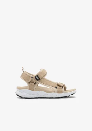 Light Gold Strips Sandals