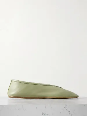 Luna leather ballet flats