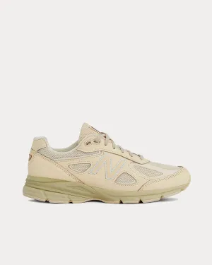Made in USA 990v4 Macadamia Nut /  Morel Low Top Sneakers