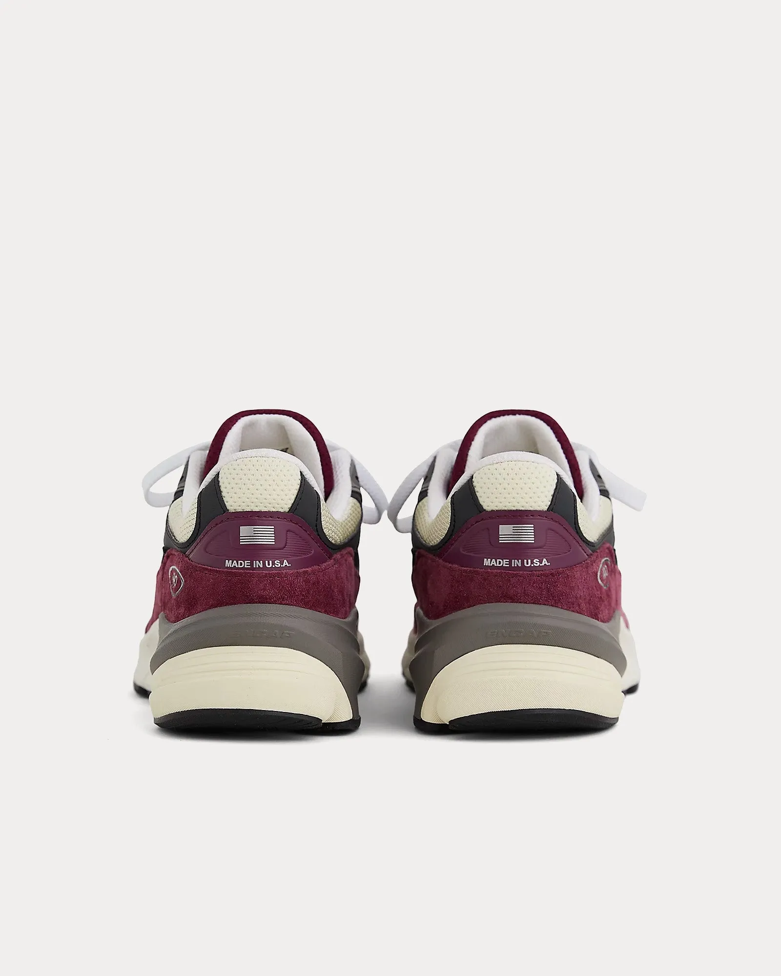 Made in USA 990v6 Dark Ember / Afterglow Low Top Sneakers