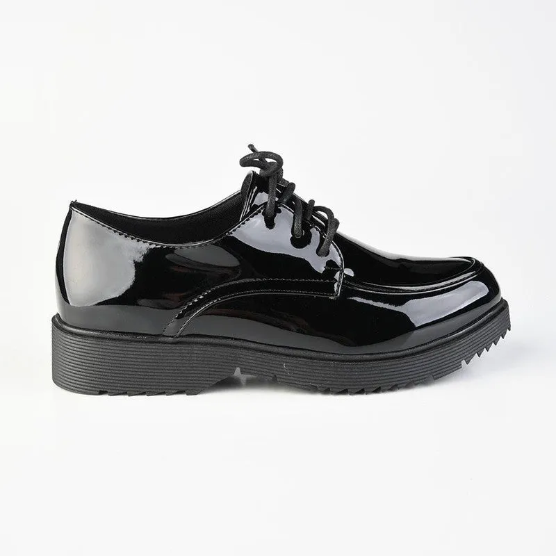 Madison Peggy 2 Lace Up Loafer - Black