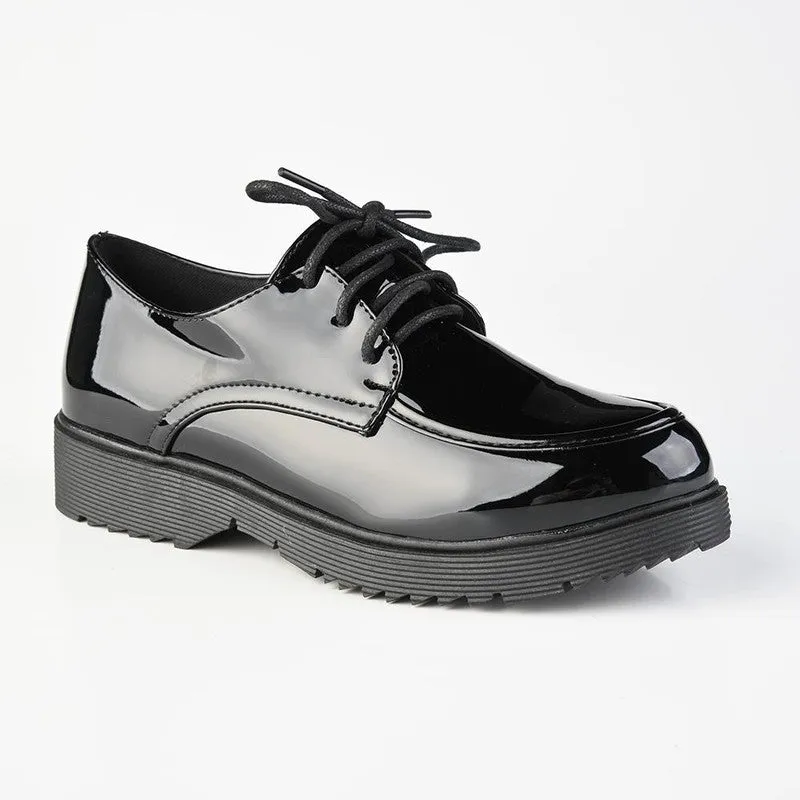 Madison Peggy 2 Lace Up Loafer - Black
