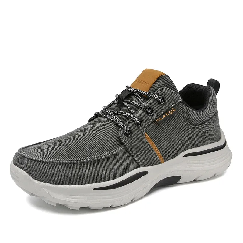 Men's Casual Shoes Canvas Breathable Outdoor Walking Shoes Classic