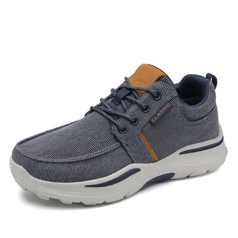 Men's Casual Shoes Canvas Breathable Outdoor Walking Shoes Classic