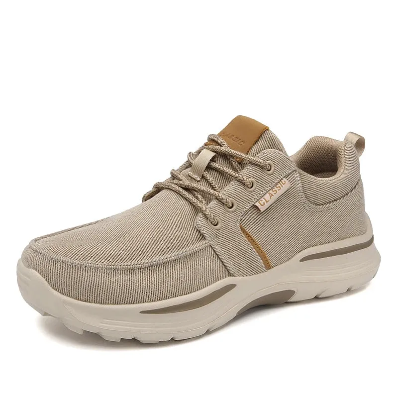 Men's Casual Shoes Canvas Breathable Outdoor Walking Shoes Classic