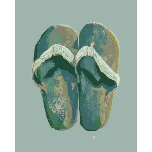 Men's Flip Flop Art