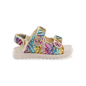 Mini Orson Sandal - Big Kid Gold Multi