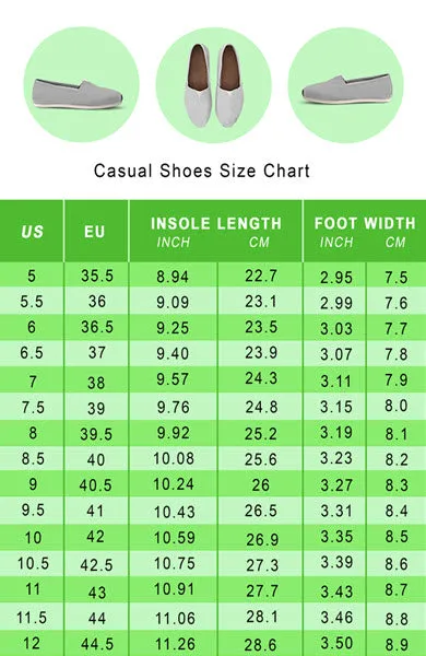 My Plate Nutrition Casual Shoes