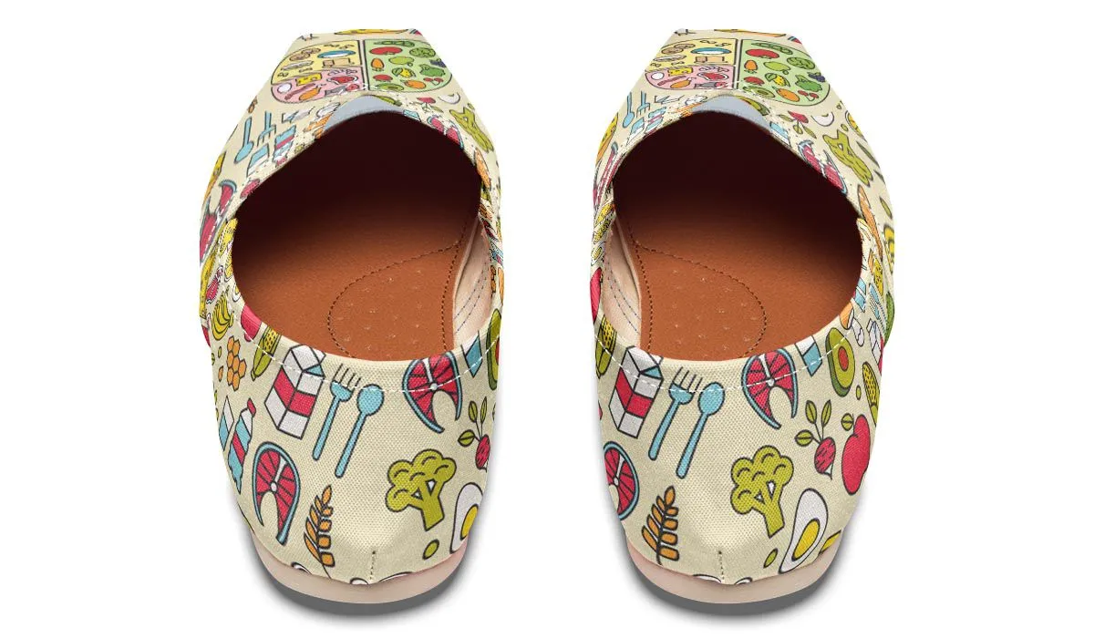 My Plate Nutrition Casual Shoes