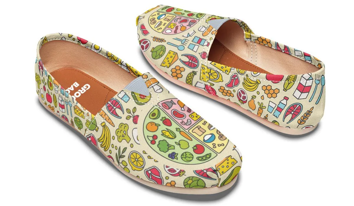 My Plate Nutrition Casual Shoes