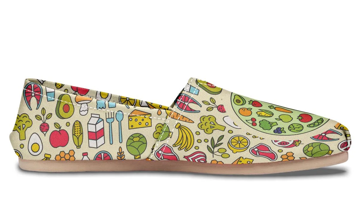 My Plate Nutrition Casual Shoes