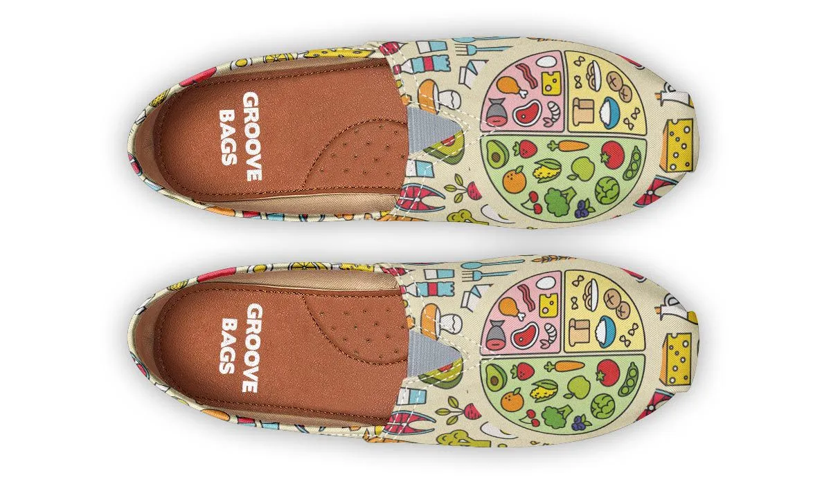 My Plate Nutrition Casual Shoes