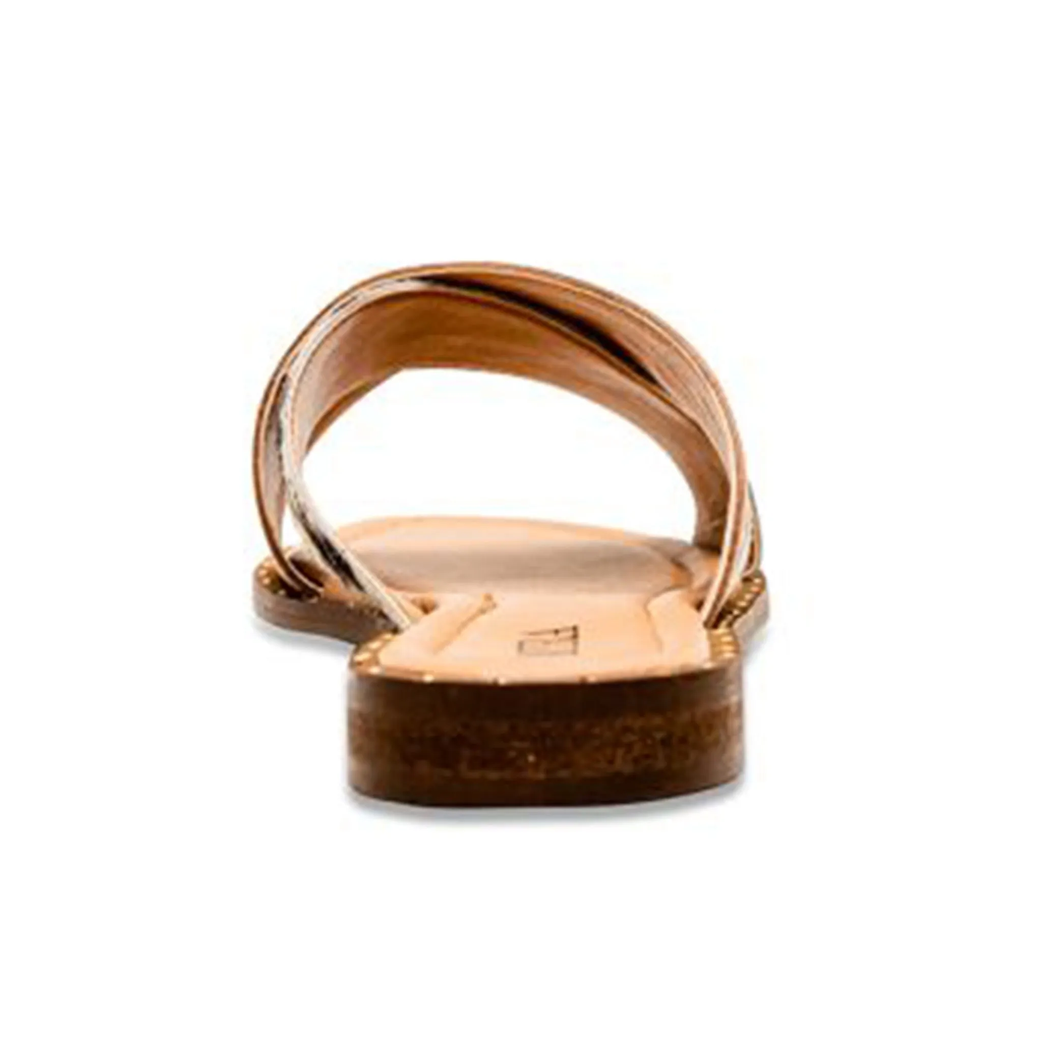 Myra Hide/Tooled Strap Sandals