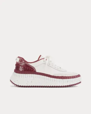 Nama Obscure Red Low Top Sneakers