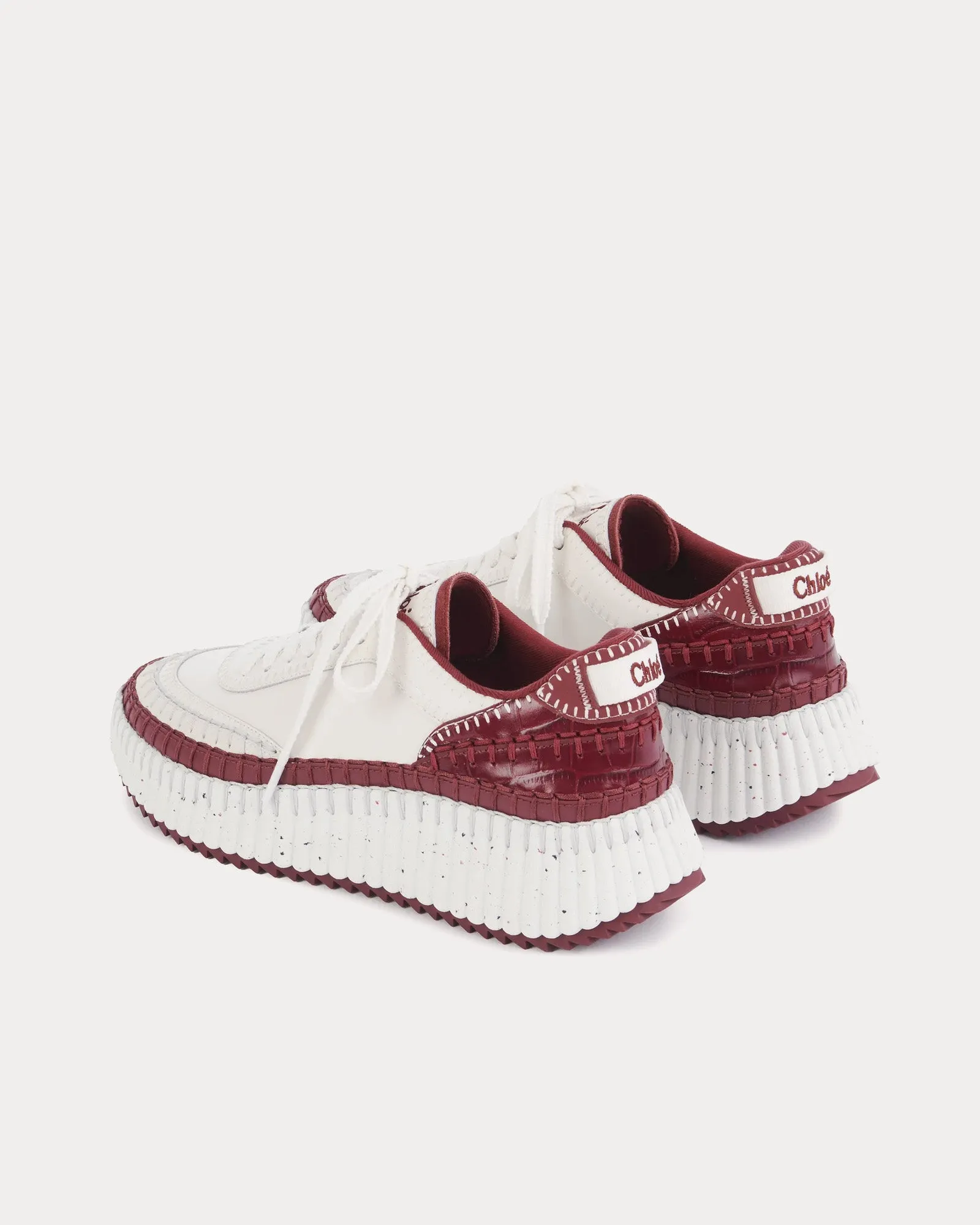 Nama Obscure Red Low Top Sneakers