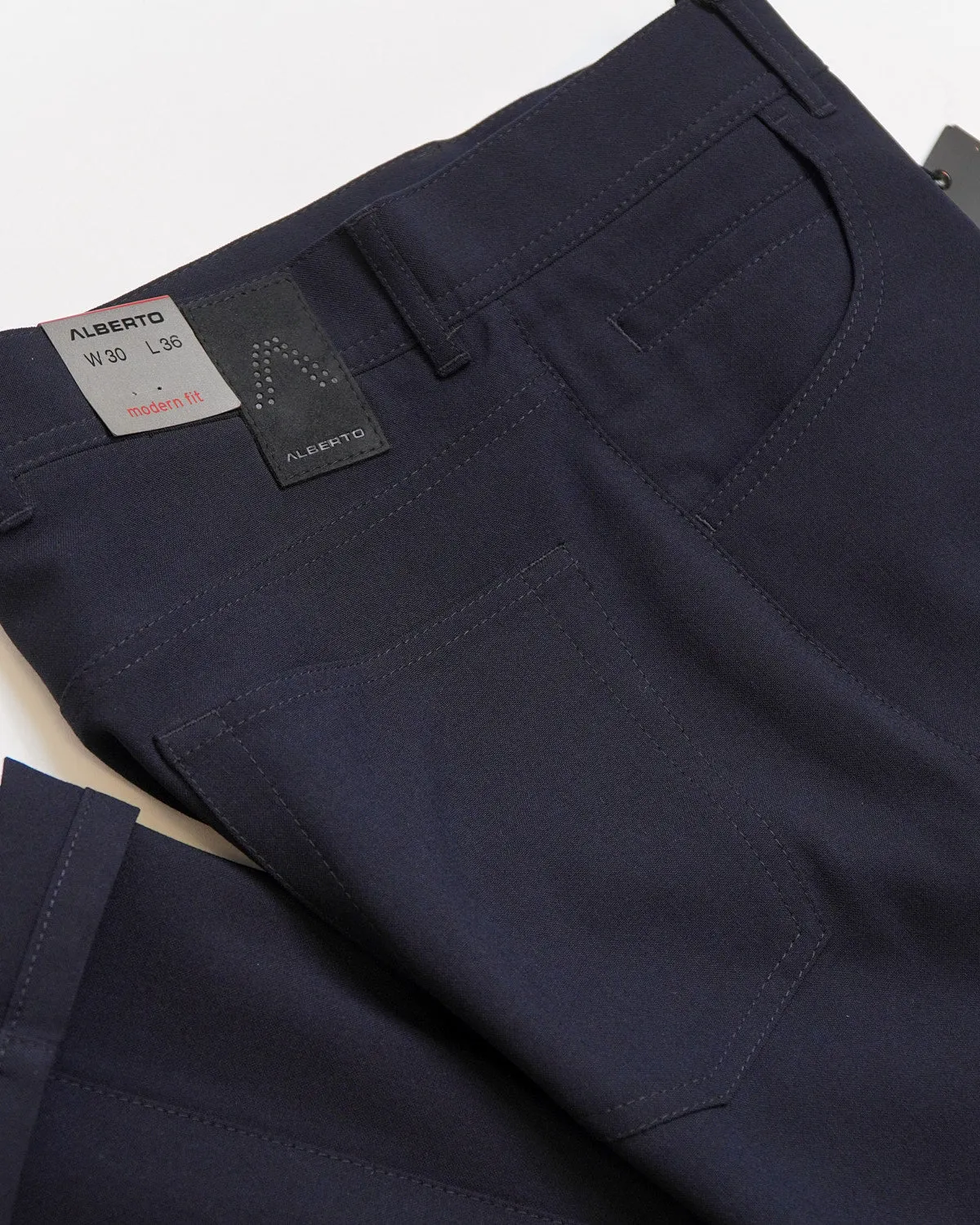 Navy 'Stone' Modern Fit Ceramica 5 Pocket Tech Dress Pants