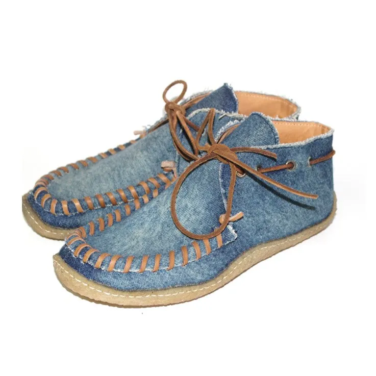 Nawayos – Denim Opanka shoes