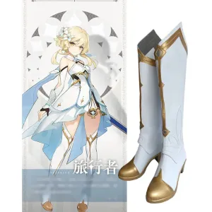 NEW Game Genshing and Impacts a Players Original Version Cosplay Shoes Travelers Luminene Fancy Boots Custom-made