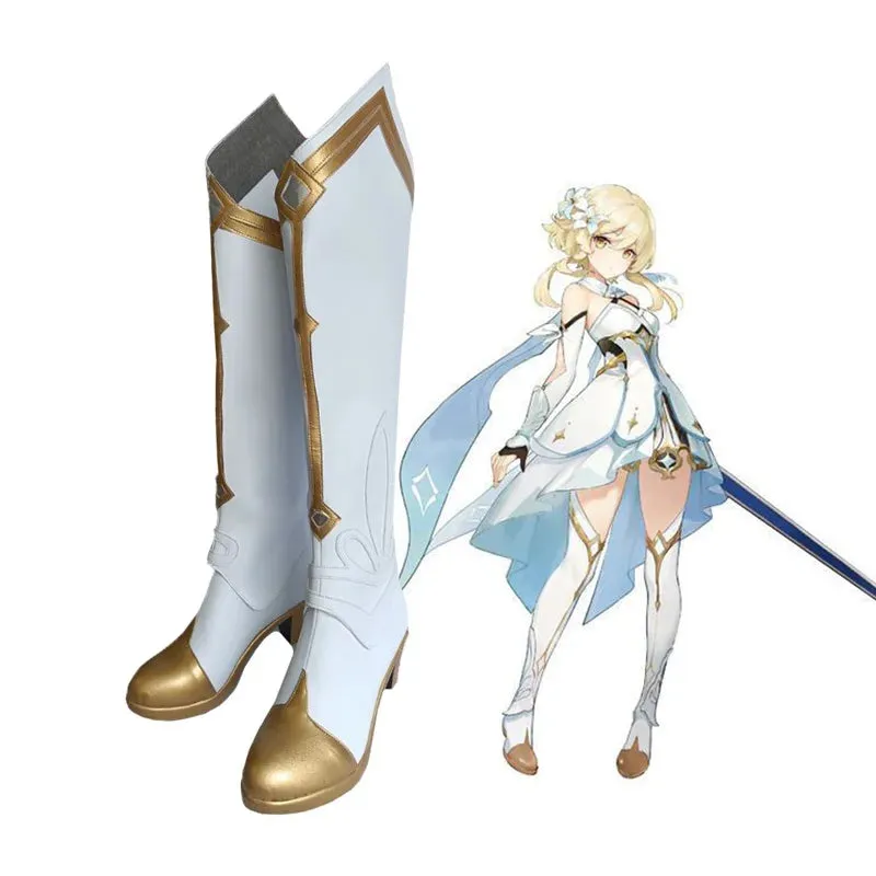 NEW Game Genshing and Impacts a Players Original Version Cosplay Shoes Travelers Luminene Fancy Boots Custom-made