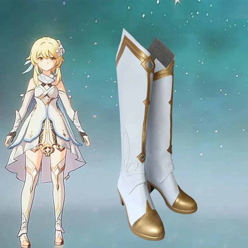 NEW Game Genshing and Impacts a Players Original Version Cosplay Shoes Travelers Luminene Fancy Boots Custom-made