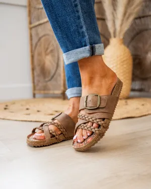 NEW! Very G Nora 3 Criss Cross Sandals - Tan