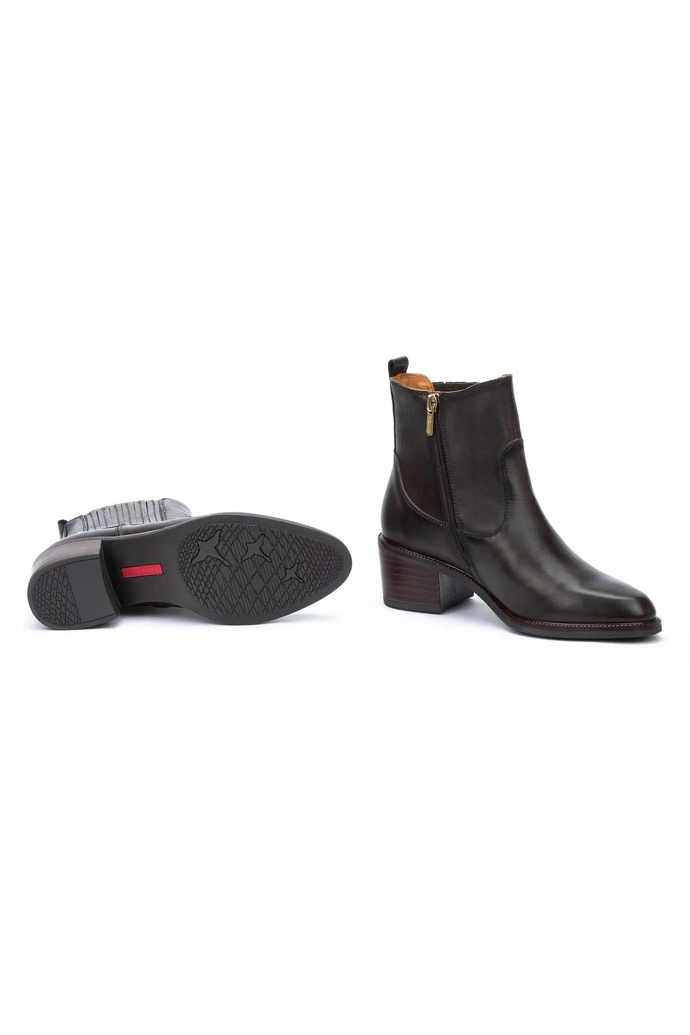 Pikolinos Bacarot Boot Forest Green Leather W2D-8909C2