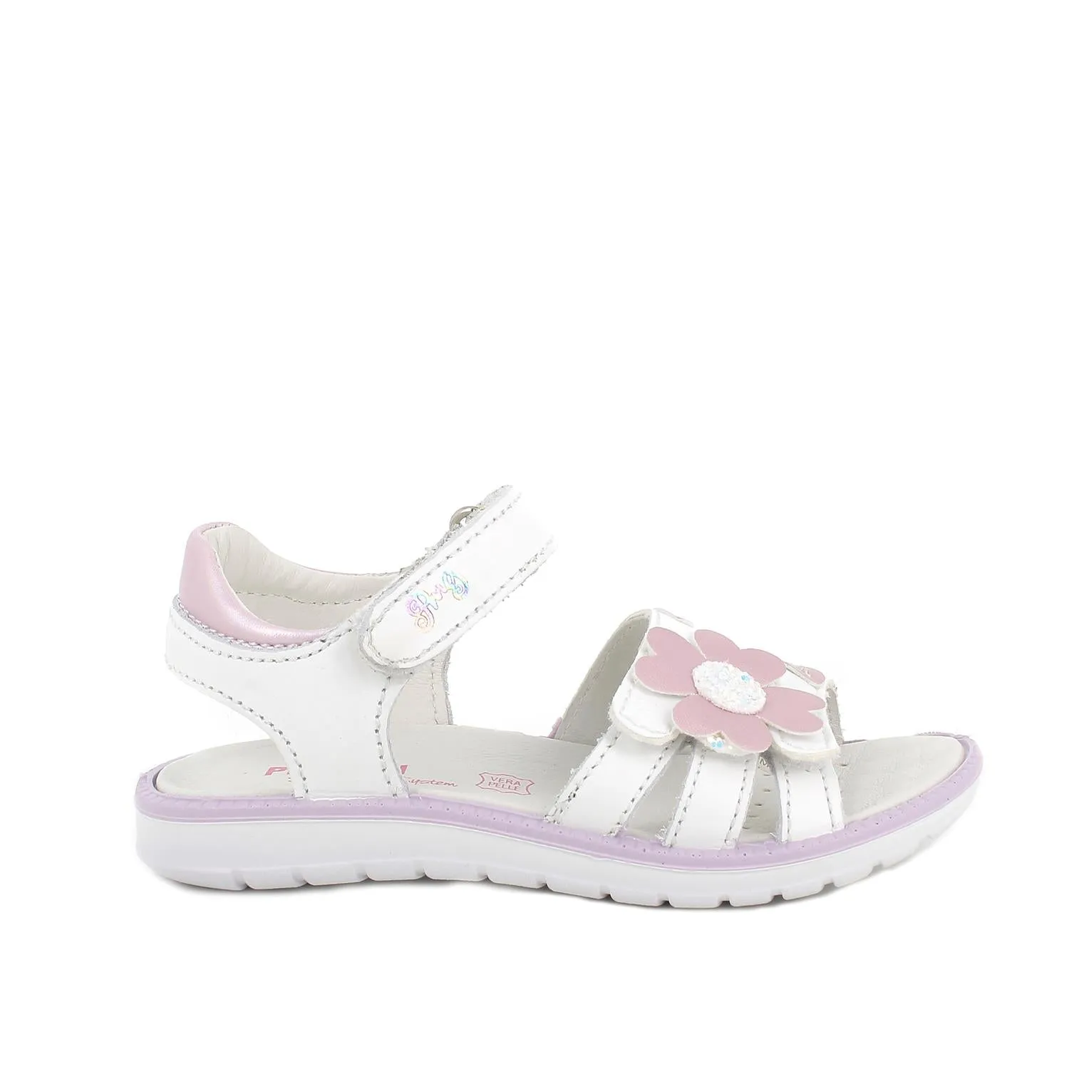 Primigi Classic Breeze | Daisy Flower White/Lavender Sandals