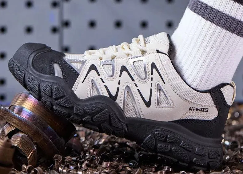 Protective, Durable & Comfortable Lightweight Anti-Smash Safety Sneaker Shoe