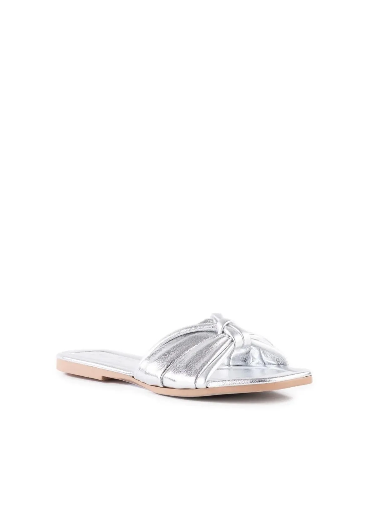 puff straps slide sandal