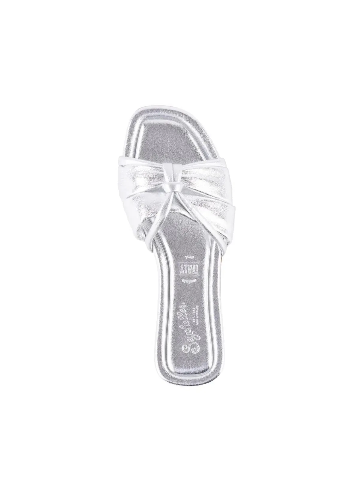 puff straps slide sandal