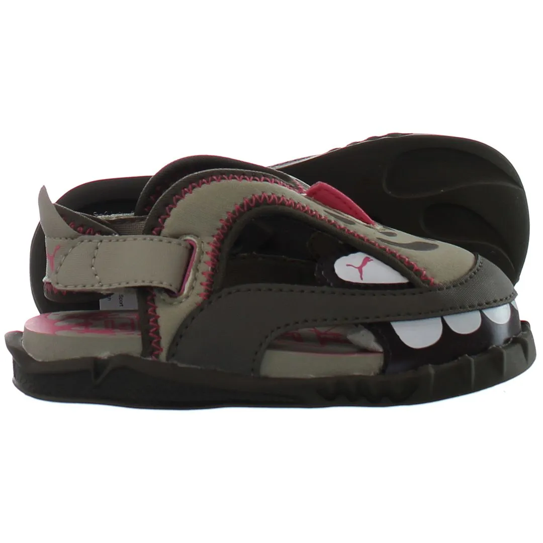 Puma Seamonster Kids Brown Sandals