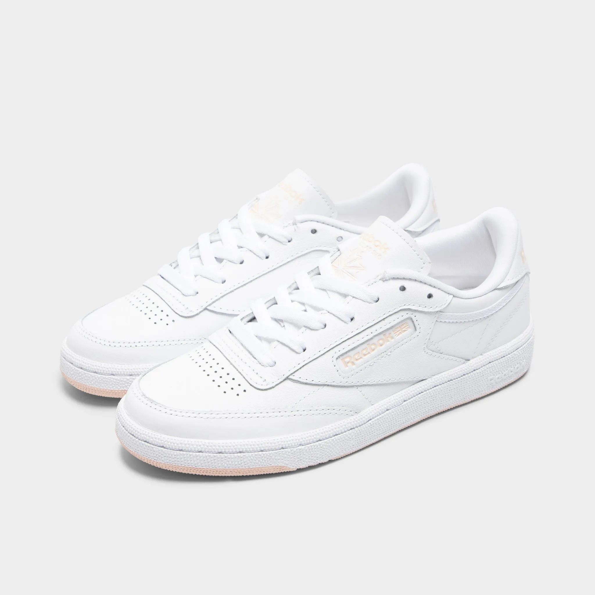 Reebok Women's Club C 85 White / Bleached Peach