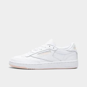 Reebok Women's Club C 85 White / Bleached Peach